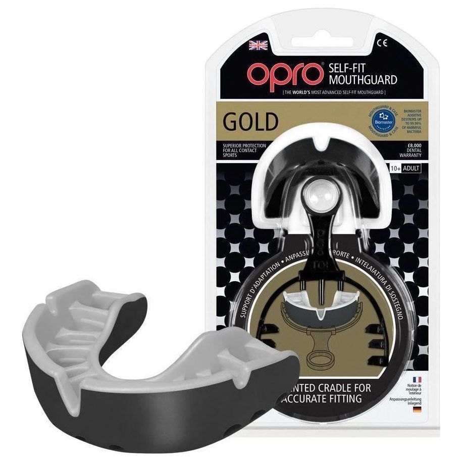 Opro MULTI-ITEM Black/White F3310 ~ OPRO GOLD MOUTHGUARD New zealand nz vaughan